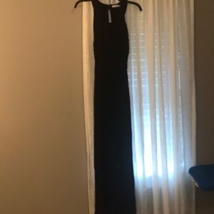 Black maxi dress